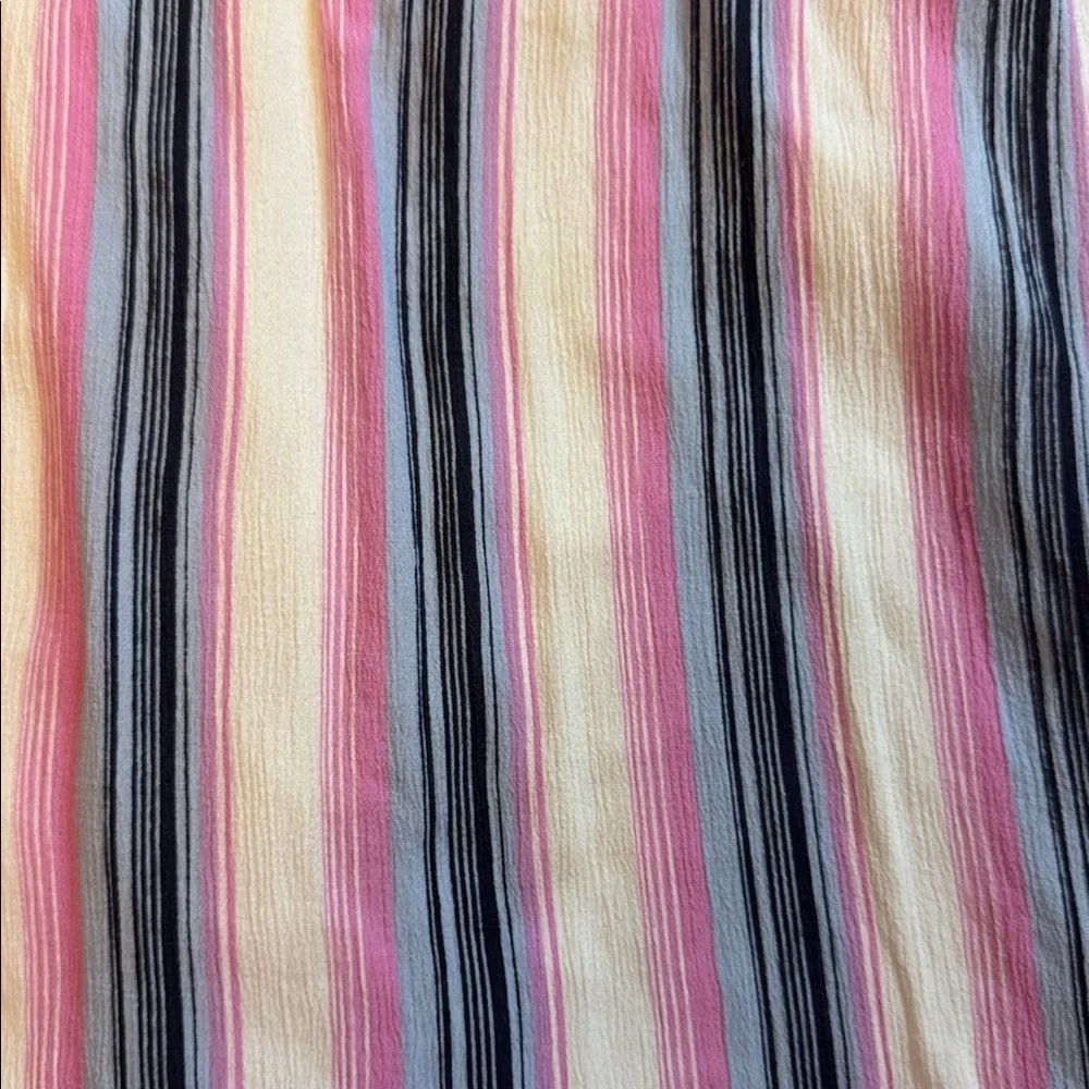 Roxy dress Multicolor Striped size 8 to 10 cotton vacation beach summer